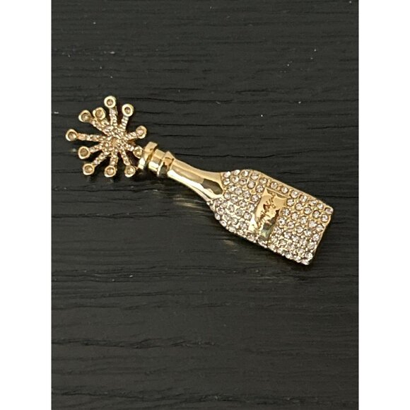 Lot of 13 Vintage & Non-Vintage Brooches/Pins Rhinestone & Enamel Accents Bling - Picture 11 of 14